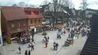 Ulubiony deptak turystów w Zakopanem.