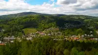 PKL Góra Parkowa - widok z wieży na Beskid Sądecki