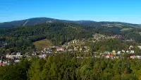PKL Góra Parkowa - widok z wieży na Beskid Sądecki