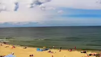 Krynica Morska widok na plażę i morze