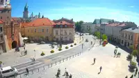 Widok z Kamery na Plac Łokietka w Lublinie