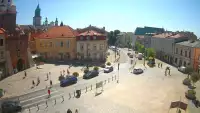 Widok z Kamery na Plac Łokietka w Lublinie