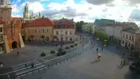 Widok z Kamery na Plac Łokietka w Lublinie