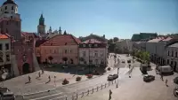 Widok z Kamery na Plac Łokietka w Lublinie