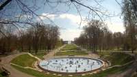 Kamera prezentuje widok na Park Ludowy w Lublinie.