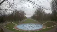 Kamera prezentuje widok na Park Ludowy w Lublinie.