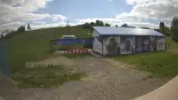 Widok na żywo ze stoku na stacji narciarskiej Master Ski w Tyliczu.