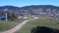 Obraz online z górnej stacji kompleksu Master-ski w Tyliczu