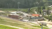 Kamera na SkiPark Oravice - widok na stok i termy Oravice na Słowacji Meander.