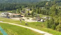Kamera na SkiPark Oravice - widok na stok i termy Oravice na Słowacji Meander.