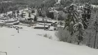 Kamera na SkiPark Oravice - widok na stok i termy Oravice na Słowacji Meander.
