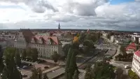 Widok na panoramę miasta w Elblągu