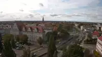 Widok na panoramę miasta w Elblągu