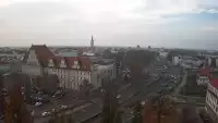 Widok na panoramę miasta w Elblągu