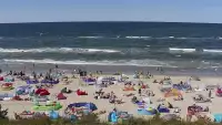 Widok z Kamery na plażę w Międzywodziu