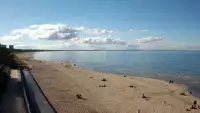 Międzyzdroje plaża zachód cudowny widok z kamery online.
