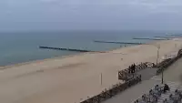 Kamera z widokiem na plażę i promenadę w Mielnie