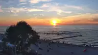 Kamera z widokiem na plażę i promenadę w Mielnie