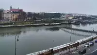 Kraków - widok na Most im. Marszałka Józefa Piłsudskiego i Wisłę NOWOŚĆ
