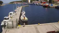 Widok z Kamery na Port Morski w Mrzeżynie.
