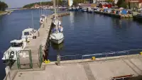 Widok z Kamery na Port Morski w Mrzeżynie.