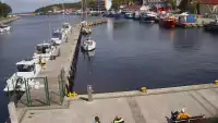 Widok z Kamery na Port Morski w Mrzeżynie.