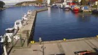 Widok z Kamery na Port Morski w Mrzeżynie.