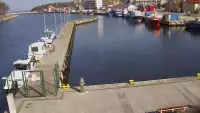 Widok z Kamery na Port Morski w Mrzeżynie.