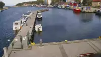 Widok z Kamery na Port Morski w Mrzeżynie.