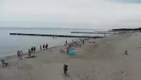 Widok z kamery na molo i plażę w Niechorzu - NOWOŚĆ