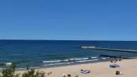 Widok na plażę w Niechorzu - NOWOŚĆ