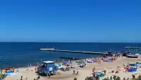 Widok na plażę w Niechorzu - NOWOŚĆ