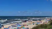 Widok na plażę w Niechorzu - NOWOŚĆ