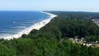 Widok z Kamery na plażę w Niechorzu