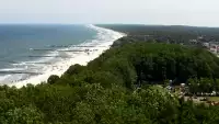 Widok z Kamery na plażę w Niechorzu