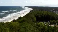 Widok z Kamery na plażę w Niechorzu