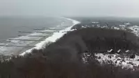 Widok z Kamery na plażę w Niechorzu