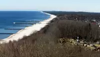 Widok z Kamery na plażę w Niechorzu