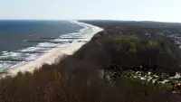 Widok z Kamery na plażę w Niechorzu