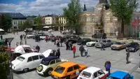 Ujęcie z kamery na Nowy Targ.