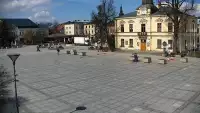 Ujęcie z kamery na Nowy Targ.