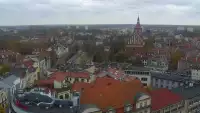 Kamera z panoramicznym widokiem na Olsztyn.