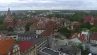 Kamera z panoramicznym widokiem na Olsztyn.
