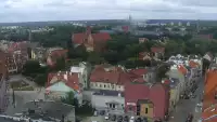 Kamera z panoramicznym widokiem na Olsztyn.