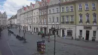 Widok online na opolską Aleję Gwiazd znajdującą się na Rynku