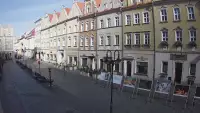 Widok online na opolską Aleję Gwiazd znajdującą się na Rynku