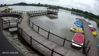 Widok na staw Molo w Osieku - KAMERA LIVE