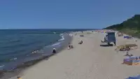 Pobierowo kamera na miasto i plażę
