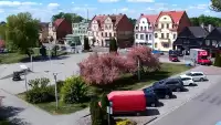 Obrotowa kamera HD w centrum Rakoniewic.