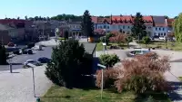 Obrotowa kamera HD w centrum Rakoniewic.